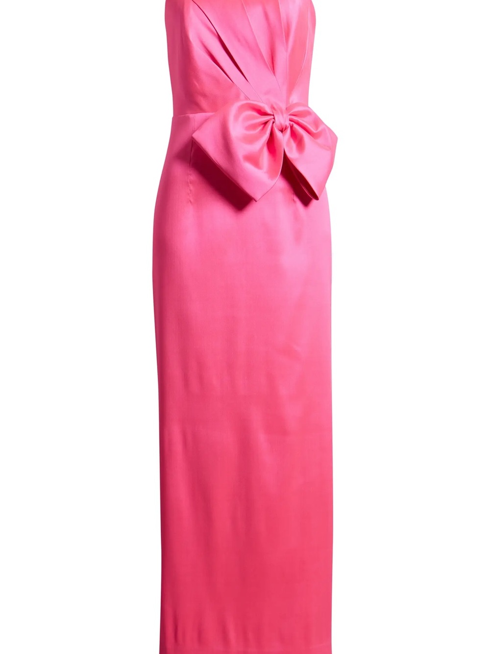 Lilly Pulitzer Tiernan Stretch Mikado Strapless Sleeveless Bow Midi Dress